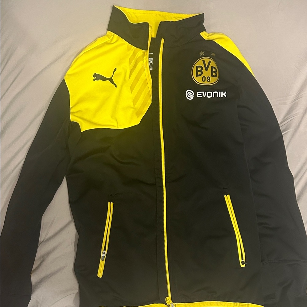 Puma BVB 09 (Borussia Dortmund) Black and Yellow Track Jacket